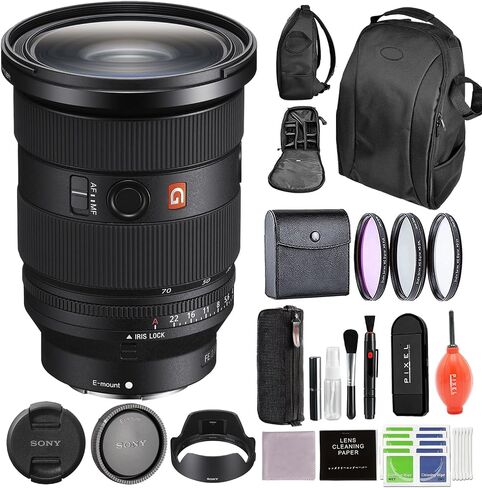 Sony FE 24-70mm f/2.8 GM II Lens (SEL2470GM2) with Advanced Accessories and Travel Bundle | Sony 24-70 in Saudi Arabia