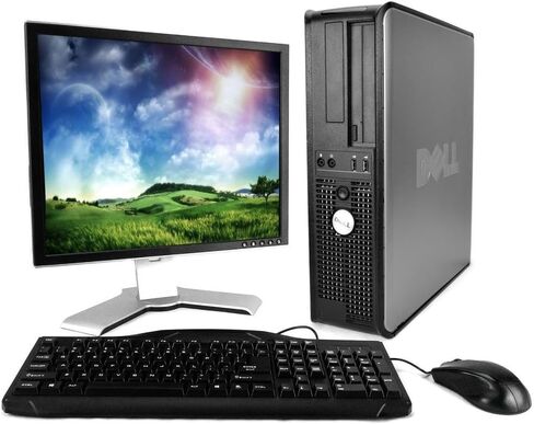 Dell OptiPlex 755 Desktop Intel Core 2 Duo 2.3GHz Processor 4GB Memory 500GB Hard Drive Genuine DVD-RW Windows 7 Home Premium 19" LCD Monitor Keyboard Mouse in Saudi Arabia