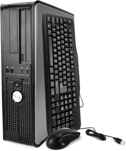 Dell OptiPlex 755 Desktop Intel Core 2 Duo 2.3GHz Processor 4GB Memory 500GB Hard Drive Genuine DVD-RW Windows 7 Home Premium 19" LCD Monitor Keyboard Mouse in Saudi Arabia