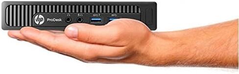 كمبيوتر HP Elite 600 G1 Micro Desktop كمبيوتر صغير جدًا (Intel Core i3-4160T، 4GB Ram، 320GB HDD، WiFi)- (متجدد) in Kuwait