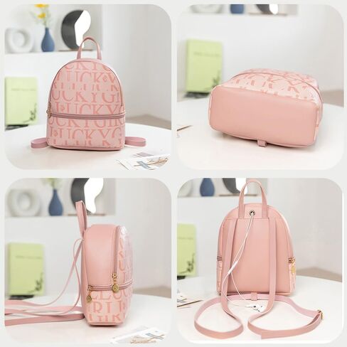 Multi Multipurpose Backpack,Casual Daypack,Work,Daypack Bag,Holds mobile phones, cosmetics, mobile power, tissues, etc.Pink in Saudi Arabia