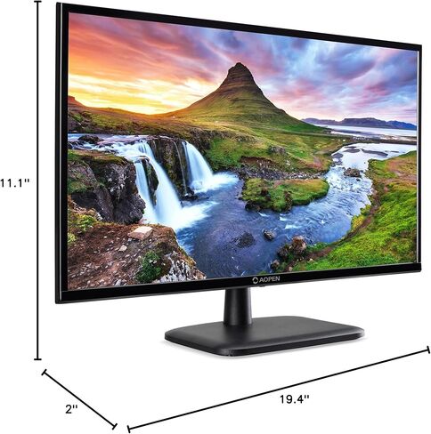 شاشة acer AOPEN 22CV1Q مقاس 21.5 بوصة VA 100 هرتز 1920x1080 عالية الدقة (متجددة) in Kuwait