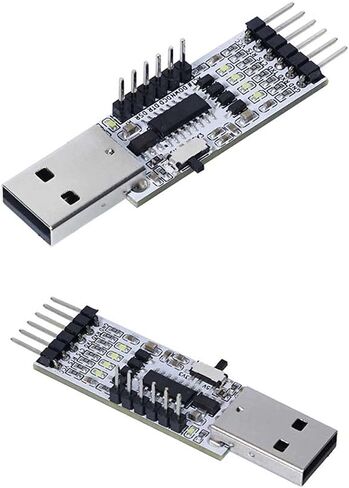 وحدة محولات المنافذ التسلسلية CH340G USB TTLs مع حماية من التيار الزائد وحماية ESDs للتطبيقات المضمنة من TTLs إلى محولات USB مع حماية ESD in Saudi Arabia