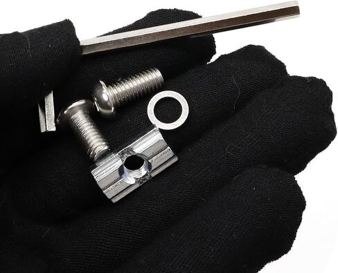 Black Screws Nuts Kit for 2020 2028 Series Conrner Bracket Connector, 40Pcs M5 x 10mm, M5 x 8mm Hex Socket Button Head Cap Screws Bolts, 40PCS M5 Slide in T Nut, M5 Drop in T Nut, 40PCS M5 Washers in Kuwait