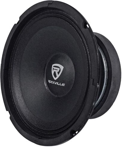 Rockville (4) RM88PRO 8" 8 Ohm 1200 Watt SPL Midrange/Mid-Bass Car Speakers in Saudi Arabia