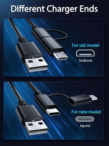 Fast Charger for Amazon Fire Tablet,Micro USB Cable USB C Charging Cord for Kindle Paperwhite,All Generation Fire HD 10 8 7 Plus,Max 11,Kids Pro,Edition Voyage Touch E-Readers,Type C (1, Black, 6ft) in Saudi Arabia