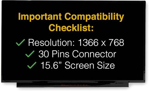 Replacement Screen for Dell INSPIRON 15 3502 30 Pins FHD 1920x1080 LCD LED Display with Tools & Tape in Saudi Arabia