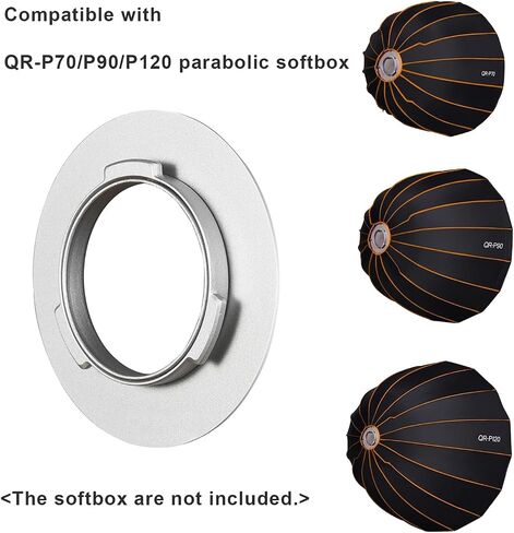 Softbox Mount Speed Rings Adapter Designed for ML60Bi Parabolic Easy Assembly Mount in Saudi Arabia