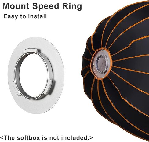 Softbox Mount Speed Rings Adapter Designed for ML60Bi Parabolic Easy Assembly Mount in Saudi Arabia