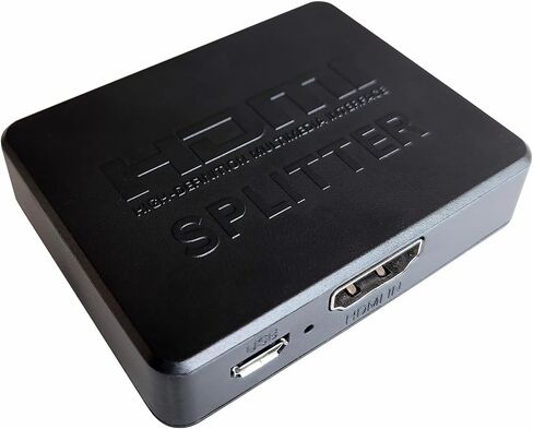 مقسم HDMI 4K 1 في 2 للشاشات المزدوجة، انسخ مصدر واحد إلى شاشتين في نفس الوقت، محول HDMI مزدوج 4K 1x2 متوافق مع Xbox 360/One STB PS3 PS4 الكمبيوتر المحمول/الكمبيوتر الشخصي (يدعم Win7 فقط) in Kuwait