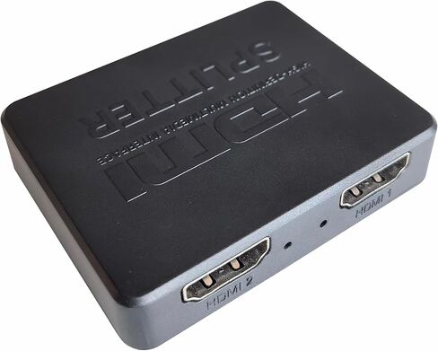 مقسم HDMI 4K 1 في 2 للشاشات المزدوجة، انسخ مصدر واحد إلى شاشتين في نفس الوقت، محول HDMI مزدوج 4K 1x2 متوافق مع Xbox 360/One STB PS3 PS4 الكمبيوتر المحمول/الكمبيوتر الشخصي (يدعم Win7 فقط) in Kuwait