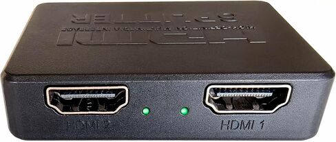 مقسم HDMI 4K 1 في 2 للشاشات المزدوجة، انسخ مصدر واحد إلى شاشتين في نفس الوقت، محول HDMI مزدوج 4K 1x2 متوافق مع Xbox 360/One STB PS3 PS4 الكمبيوتر المحمول/الكمبيوتر الشخصي (يدعم Win7 فقط) in Kuwait