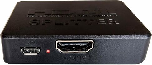 مقسم HDMI 4K 1 في 2 للشاشات المزدوجة، انسخ مصدر واحد إلى شاشتين في نفس الوقت، محول HDMI مزدوج 4K 1x2 متوافق مع Xbox 360/One STB PS3 PS4 الكمبيوتر المحمول/الكمبيوتر الشخصي (يدعم Win7 فقط) in Kuwait