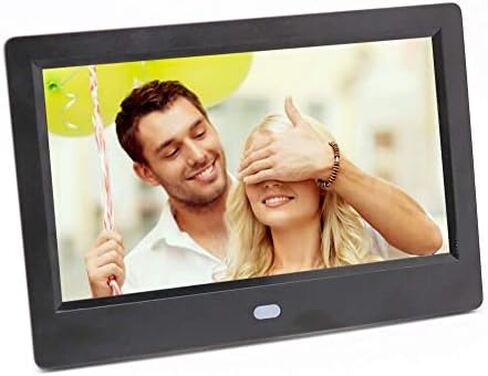 9-inch Digital Photo Frame, 1024×600 LED Screen, MP3/music/video Player, Calendar/Clock, Remote Control, SD/USB Interface, White. in Saudi Arabia
