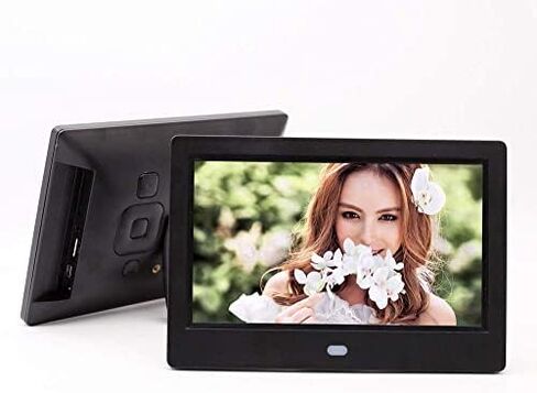 9-inch Digital Photo Frame, 1024×600 LED Screen, MP3/music/video Player, Calendar/Clock, Remote Control, SD/USB Interface, White. in Saudi Arabia