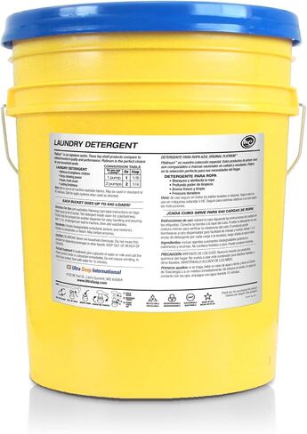 Ultra Fresh Platinum Fresh Breeze HE Liquid Laundry Detergent with Odor Eliminators, Concentrated, Up to 640 Loads. 5 Gallons (640 oz) in Kuwait