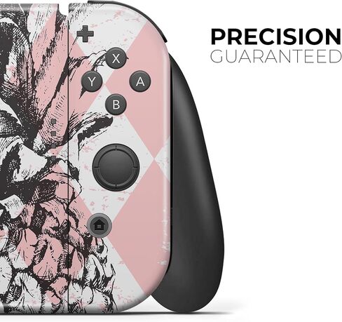 Design Skinz - Compatible with Nintendo DSi XL - Skin Decal Protective Scratch-Resistant Removable Vinyl Wrap Cover - Tropical Summer Pink Pineapple v1 in Saudi Arabia