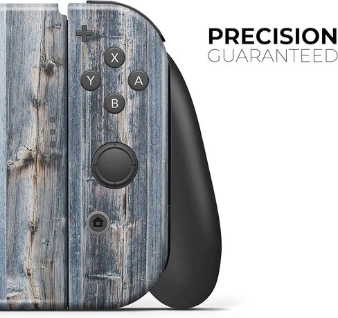 Design Skinz - متوافق مع حزمة وحدة تحكم Nintendo Switch - غطاء حماية من الفينيل قابل للإزالة ومقاوم للخدش - ألواح عمودية من الخشب in Saudi Arabia