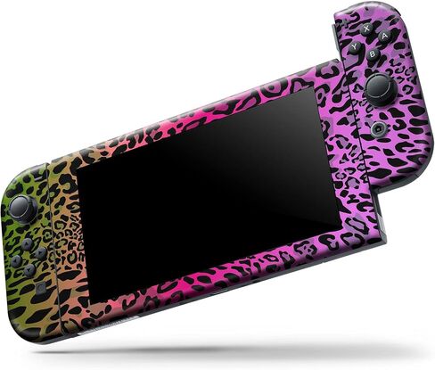 Design Skinz - Compatible with Nintendo DSi XL - Skin Decal Protective Scratch-Resistant Removable Vinyl Wrap Cover - Tropical Neon Animal Print in Saudi Arabia