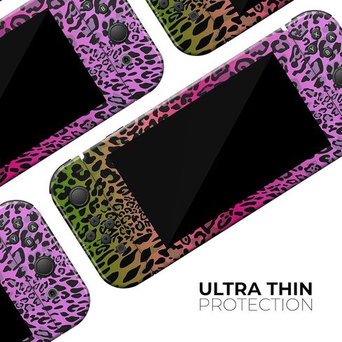 Design Skinz - Compatible with Nintendo DSi XL - Skin Decal Protective Scratch-Resistant Removable Vinyl Wrap Cover - Tropical Neon Animal Print in Saudi Arabia