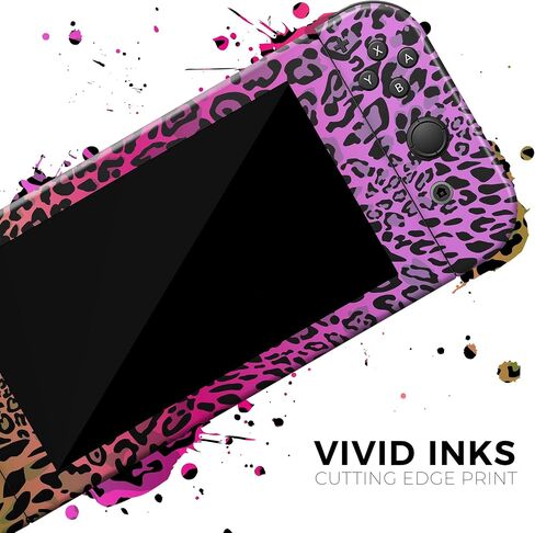 Design Skinz - Compatible with Nintendo DSi XL - Skin Decal Protective Scratch-Resistant Removable Vinyl Wrap Cover - Tropical Neon Animal Print in Saudi Arabia