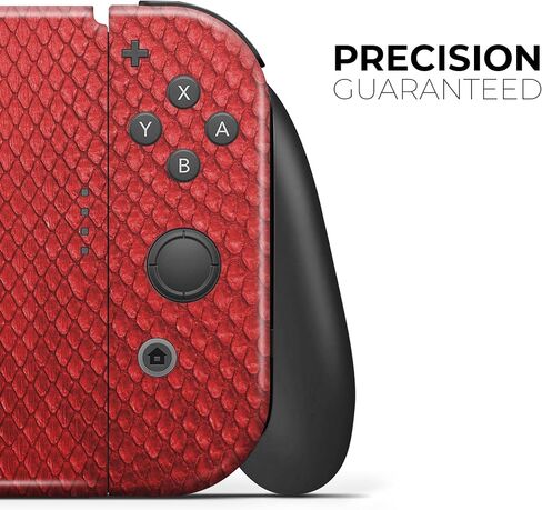 Design Skinz - متوافق مع Nintendo DSi XL - غطاء حماية من الفينيل مقاوم للخدش وقابل للإزالة - نمط جلد الثعبان الأحمر V3 in Saudi Arabia