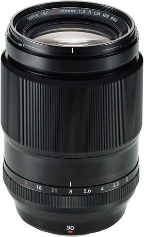 FUJIFILM XF 90mm f/2 R LM WR Lens Bundle with Soft Lens Case + 32GB Memory Card + 62mm 3 Piece High Resolution Filter Kit + Cap Keeper + More in Saudi Arabia