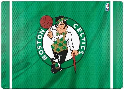 غلاف كمبيوتر محمول من Skinit متوافق مع جهاز Surface Laptop 7 مقاس 13.8 بوصة - تصميم مرخص رسميًا من NBA Boston Celtics Digi Camo in Saudi Arabia