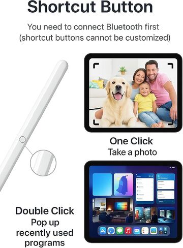 MB LuxTouch Stylus Pen 2nd Generation for 2025 iPad Pro, Magnetic Pencil with Palm Rejection, Tilt Sensitivity, High Precision Rechargeable Pen for Drawing, Writing, Note-Taking in Saudi Arabia