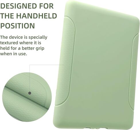 Case for All-New Kindle Paperwhite 12th Gen 2024 (7") & Kindle Colorsoft Signature Edition (7") - Lightweight, Scratch-Proof TPU Back Cover, Matcha in Saudi Arabia
