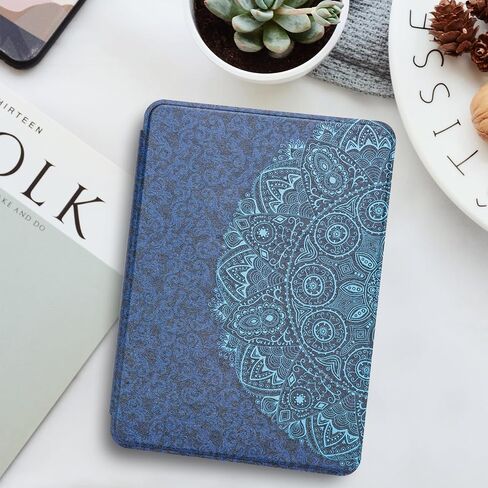 Case for 6" Kindle 11th Gen 2024/2022 - Smart Auto Sleep/Wake Cover, Tree and Flowers in Saudi Arabia