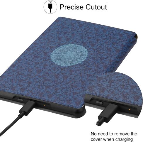 Case for 6" Kindle 11th Gen 2024/2022 - Smart Auto Sleep/Wake Cover, Tree and Flowers in Saudi Arabia