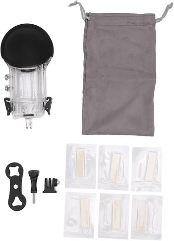 Zerodis Action Camera Dive Case Camera Cases Photography Housing Protective Shell with Bracket & Anti Fog Films Suitable for Snorkeling Surfing Swimming Action Dive 164FT in Saudi Arabia