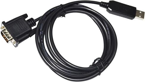FT232RL CHIP USB to D-SUB DB9 9PIN Male Adapter RS-232C Converter Serial Cable with 1DCD 2RXD 3TXD 4DTR 5GND 6DSR 7CTS 8RTS(1.8m,Straight Wiring) in Saudi Arabia
