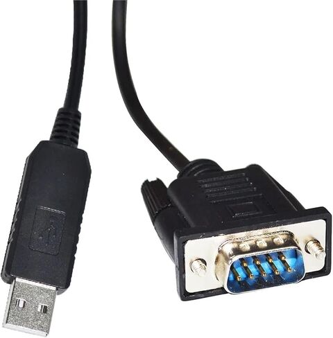 FT232RL CHIP USB to D-SUB DB9 9PIN Male Adapter RS-232C Converter Serial Cable with 1DCD 2RXD 3TXD 4DTR 5GND 6DSR 7CTS 8RTS(1.8m,Straight Wiring) in Saudi Arabia