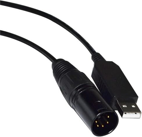 RS485 USB to DMX512 XLR 5PIN 5P Female/Male Controller KABLE(1m,5P XLR Female A) in Saudi Arabia