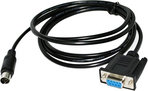 D-SUB 9 PIN DB9 Female to MINI DIN 8P MD8 Male Adapter RS232 Serial Data Transfer Cable(3metres) in Saudi Arabia