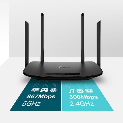 راوتر مودم VDSL/ADSL لاسلكي من تي بي لينك آرتشر VR300 AC1200 in Kuwait