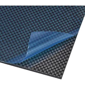 uxcell Carbon Fiber Plate Panel Sheets 125mm x 75mm x 2mm Carbon Fiber Board (Twill Matte) in Kuwait