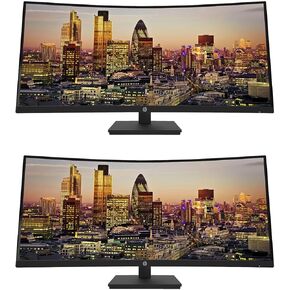 HP P34HC G4 Curved 34 inch 3440 x 1440 2K WQHD LCD Monitor 2-Pack Bundle with Built-in Speakers in Kuwait