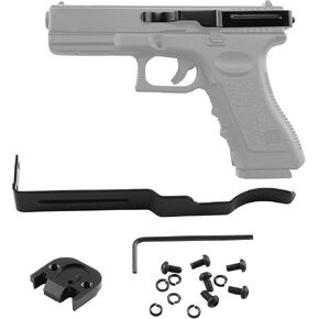 بندقية حزام كليب الحافظة كليب مخفي حمل بندقية كليب التكتيكية الحافظة كليب ل Glock Gen 1-5 نماذج 17/19/22/23/24/25/26/27/28/31/32/33/34/35/36 in Kuwait