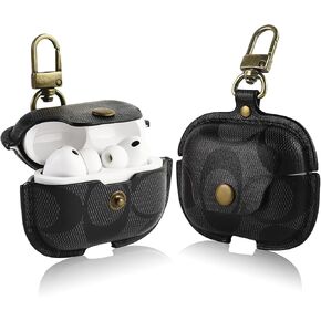 for AirPods Pro 3nd Generation Case Cover, Luxury Leather Full Body Shockproof Protective Cover for AirPods Pro 3 Gen Case for Women Men (B) in Saudi Arabia