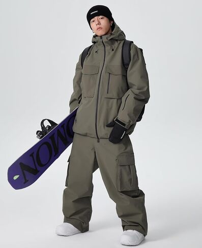 YEEFINE Men's&Women's Ski Suit Two Pieces Snowsuits Waterproof Snowboard Suits Outdoor Winter Ski Jacket and Pants in Saudi Arabia