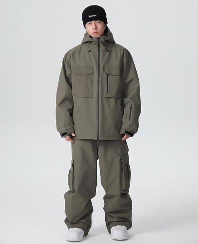 YEEFINE Men's&Women's Ski Suit Two Pieces Snowsuits Waterproof Snowboard Suits Outdoor Winter Ski Jacket and Pants in Saudi Arabia
