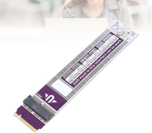 Zunate M.2 NVMe SSD to 12+16Pin Upgrade Adapter, NVMe M.2 SSD Adapter for 2013 to 2017 A1465 A1466 A1398 A1502, Expand Storage Capacity, NVMe M.2 SSD Converter for M3253 MD878 in Kuwait