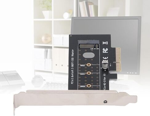 PCI Express NVMe، محول Serial ATA M.2 SSD مع فتحة SSD خلفية وأمامية، بطاقة SSD 32 جيجابت في الثانية لمفتاح B مفتاح M مفتاح BM 2230 2242 2260 2280 22110، قرص الحالة الصلبة in Kuwait
