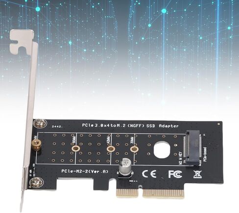 PCI Express NVMe، محول Serial ATA M.2 SSD مع فتحة SSD خلفية وأمامية، بطاقة SSD 32 جيجابت في الثانية لمفتاح B مفتاح M مفتاح BM 2230 2242 2260 2280 22110، قرص الحالة الصلبة in Kuwait
