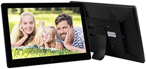 15-inch Digital Photo Frame with LED HD Screen, Remote Control, Calendar, Alarm Clock, Music and Video Playback Functions. in Saudi Arabia