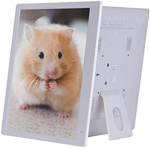16-inch Digital Photo Frame, 1600x1200 high-Definition Resolution, IPS Display, Supports MP3 Playback, and Includes a Built-in Calendar, Alarm Clock, and Video Player. in Saudi Arabia