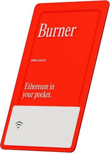 بطاقة Burner Ethereum – محفظة ETH مادية قابلة لإعادة التحميل | لا عبارة البذور | اتصال NFC آمن للاتصال | يعتمد على المتصفح، ومقفل برمز PIN، ومتوافق مع تطبيق dApp | هدية تشفير مثالية لمستخدمي إيثريوم، 6 قطع in Saudi Arabia